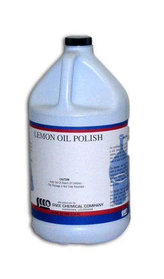 Lemon Oil Furniture Polish, case of 4 gallons - Click Image to Close