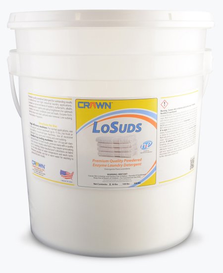 Losuds- Powdered Phosphate, Enzyme Laundry Detergent, 300 lbs drum - Click Image to Close