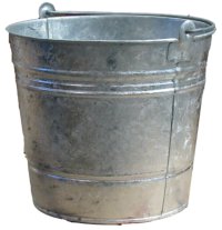 Hot Dipped Galvanized Bucket - 8 qt, Case of 12