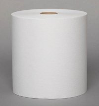 1 Ply White Roll Paper Hand Towels Industrial [MET MRT1795] - $54.95