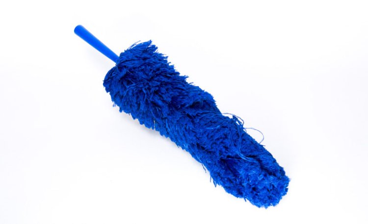 22" Blue Flexible Microfiber Duster, case of 50 - Click Image to Close