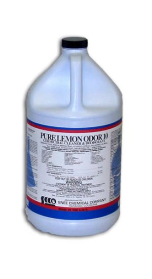 Pure Lemon Odor 10 Disinfectant, 1 gallon - Click Image to Close