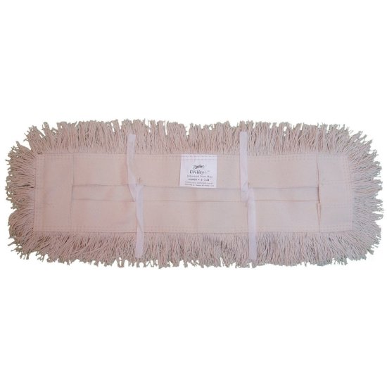 3.5" x 48" Tie-On Dust Mop Head, case of 6 - Click Image to Close