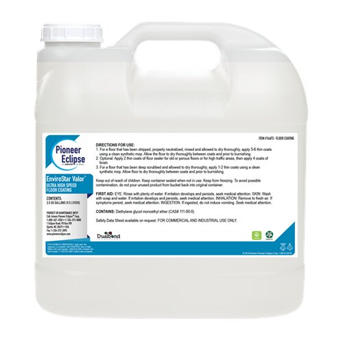 (image for) EnviroStar Valor High Performance Floor Coating, 2 x 2.5 gal per case