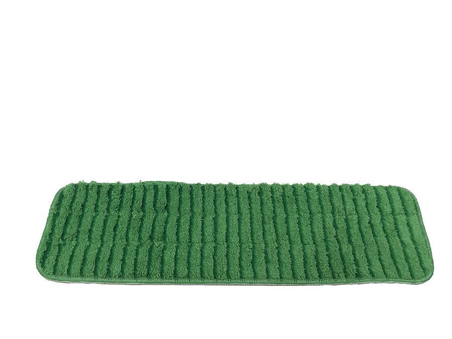 (image for) 18" Microfiber Flat Wet Mop Green, case of 12