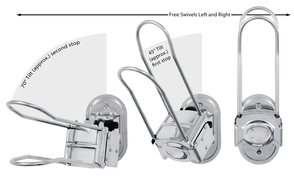 (image for) Lafferty Hose Rack, SS, Large Tilt
