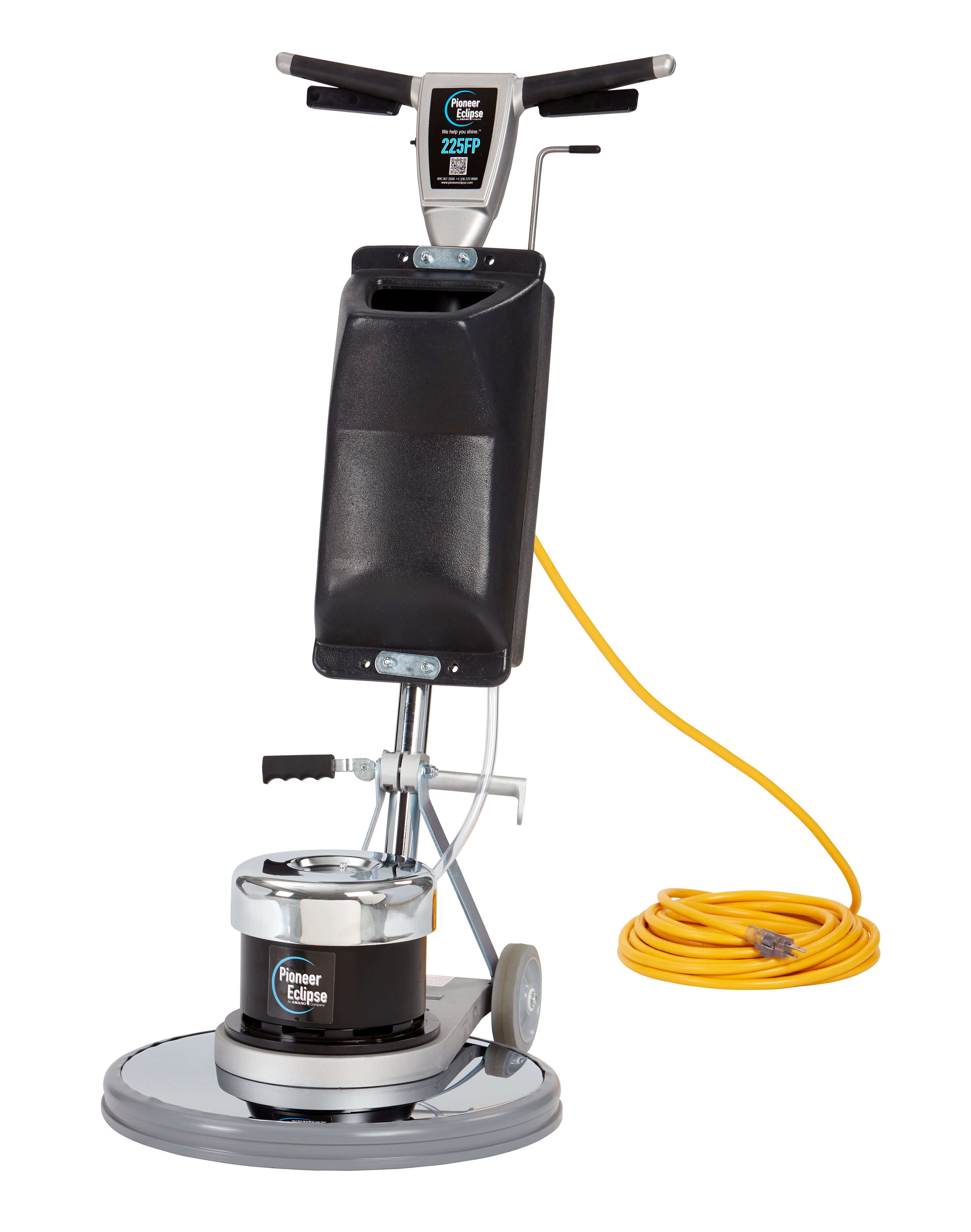 (image for) 20" Dual Speed 175/300 RPM Electric Floor Polisher | Pad Driver | 2.5 gal Solution Tank
