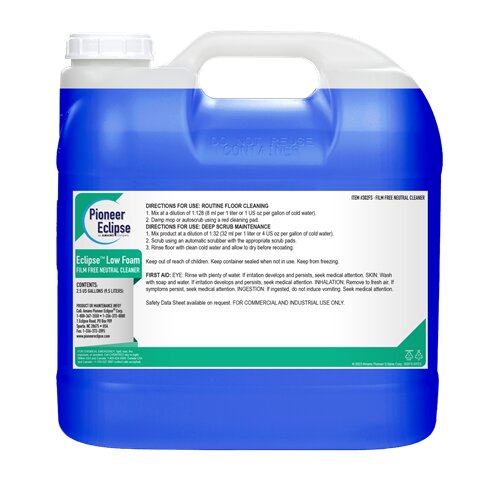 (image for) Eclipse Low Foam Film Free Neutral Cleaner, 2 x 2.5 gal per case