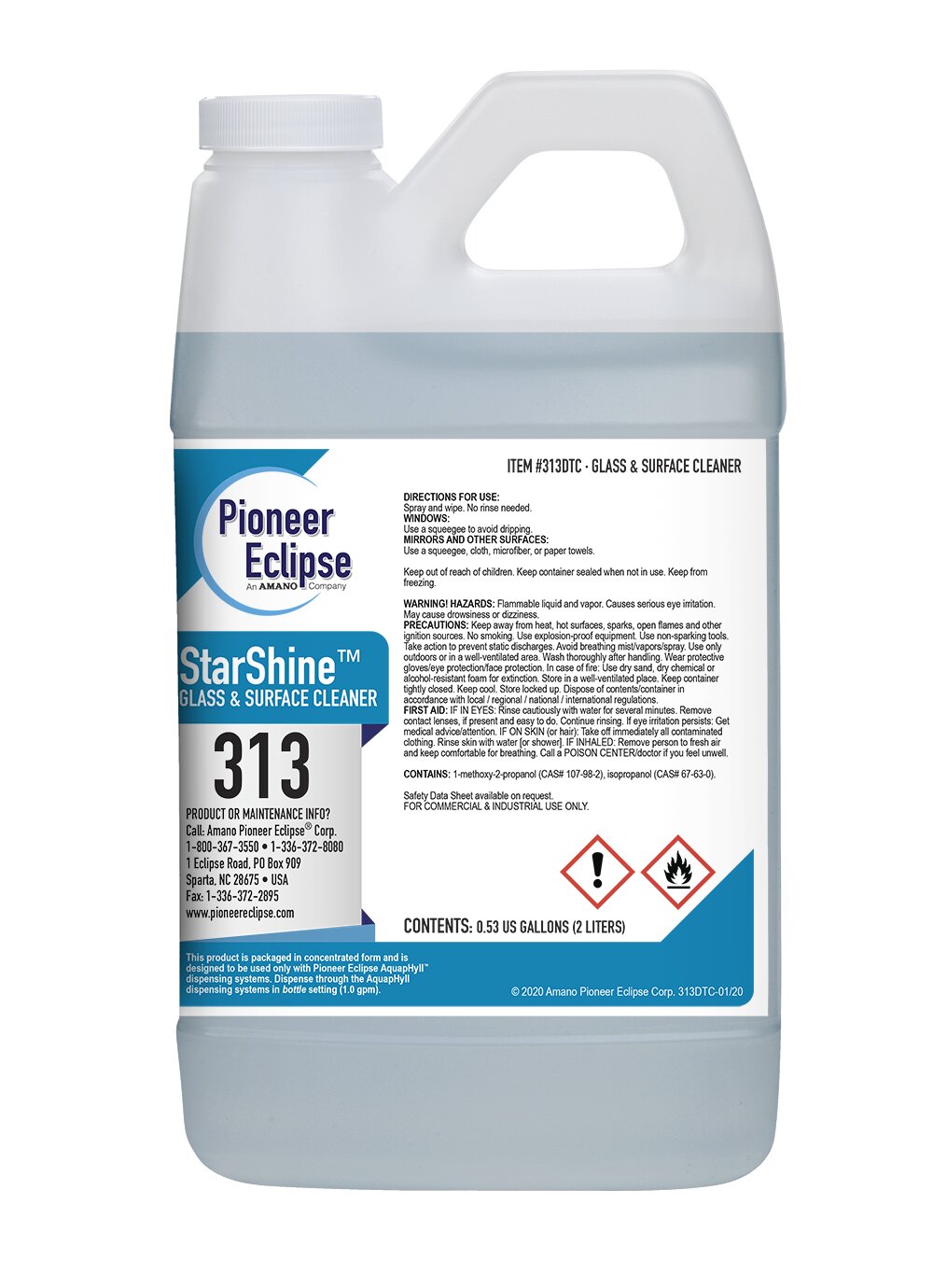 (image for) StarShine Glass & Surface Cleaner, 4 x .53 gal per case