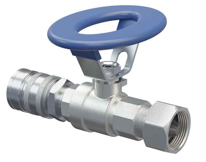 (image for) Lafferty SS Ball Valve/QD, Compact Airless Foamer/Sprayer