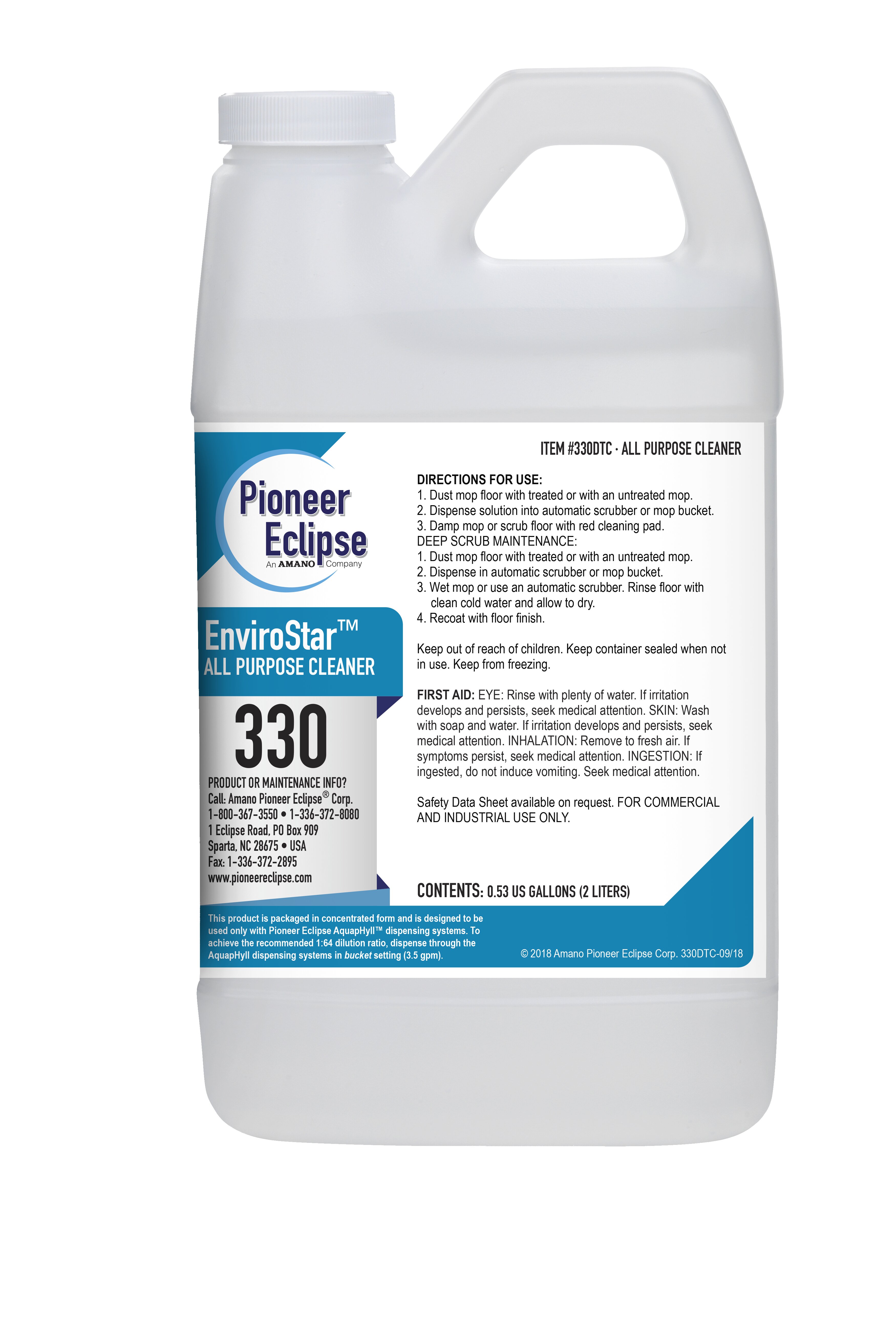 (image for) EnviroStar All Purpose Cleaner, 4 x .53 gal per case