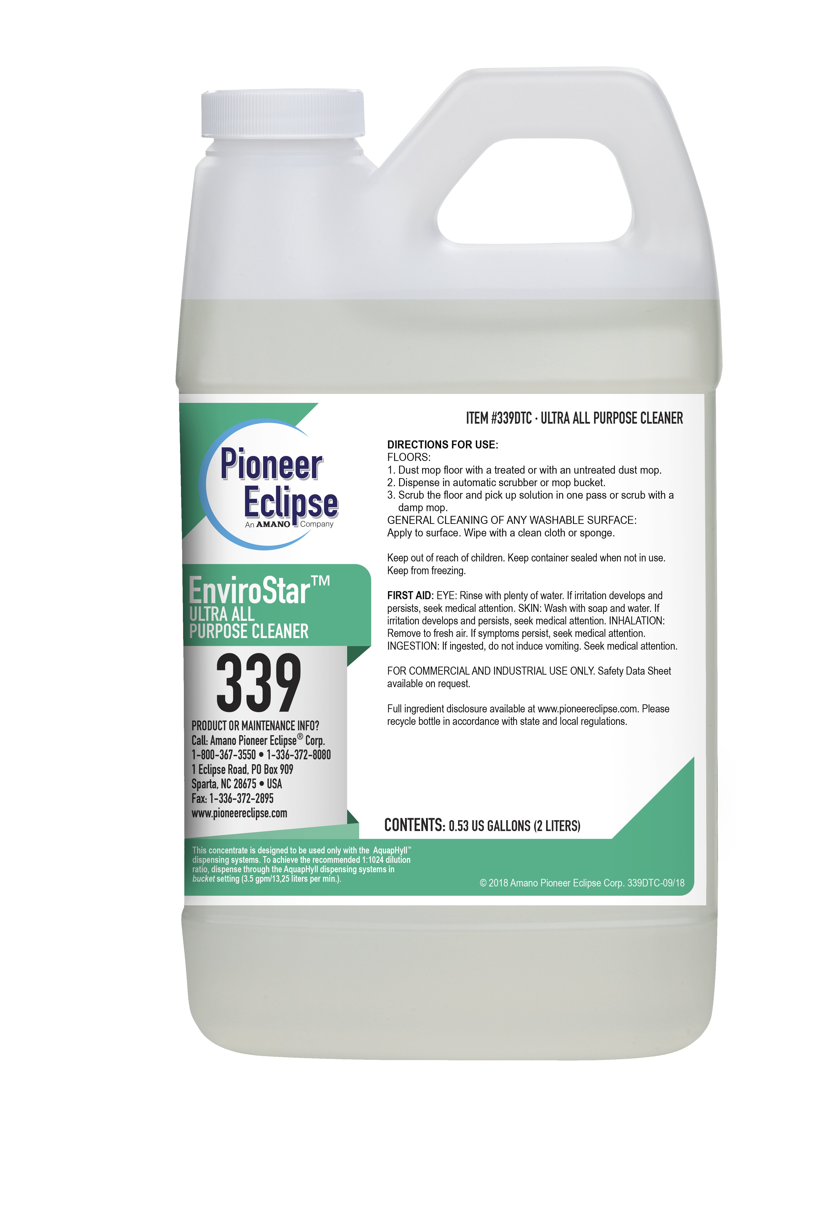 (image for) EnviroStar Ultra All Purpose Cleaner, 4 x .53 gal per case
