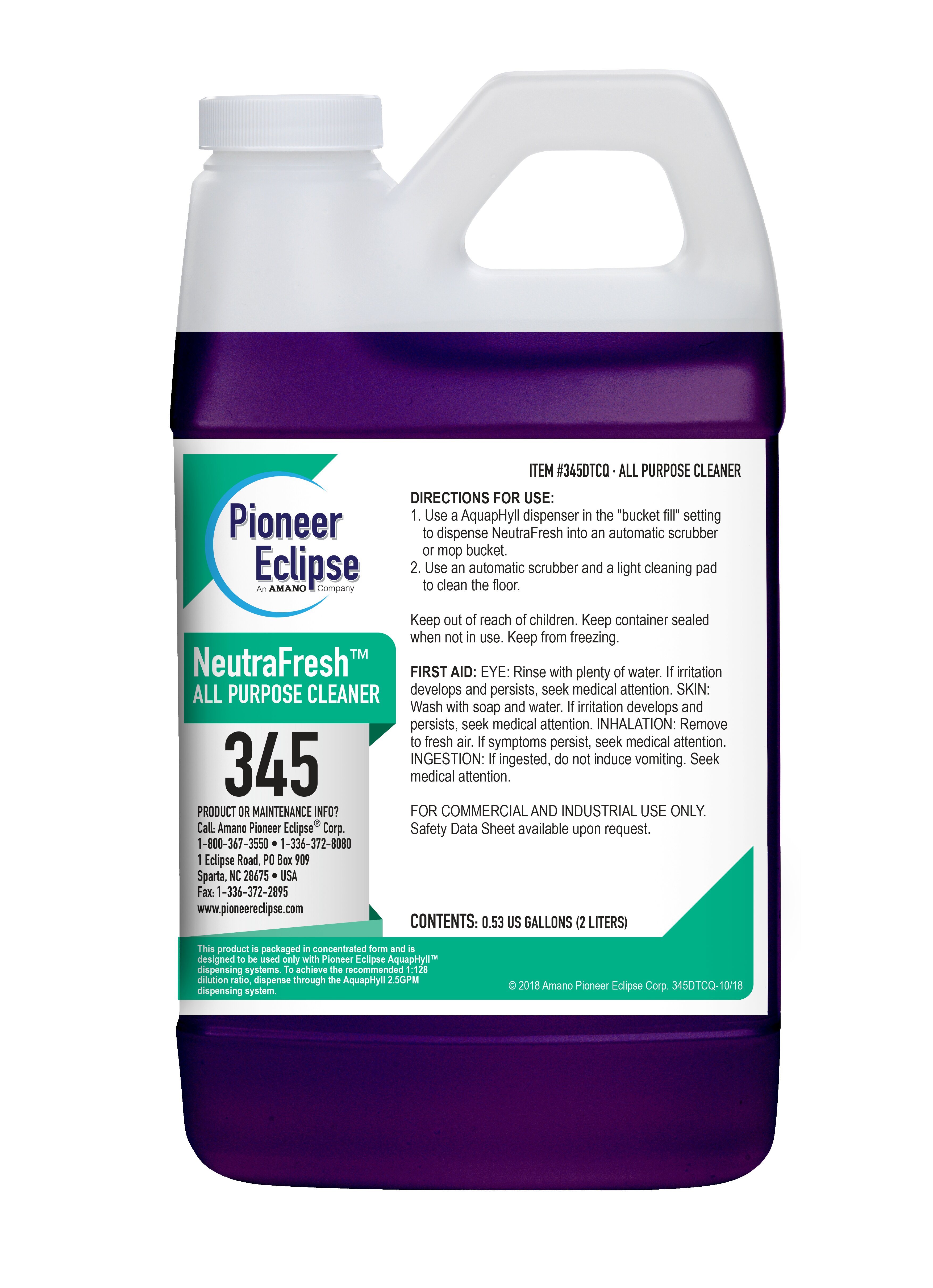 (image for) NeutraFresh All Purpose Cleaner, 4 x .53 gal per case