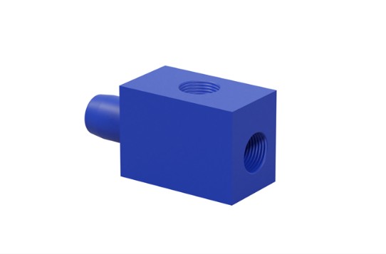 (image for) Injector Body, Bottle Fill, Mixing Station (Blue)