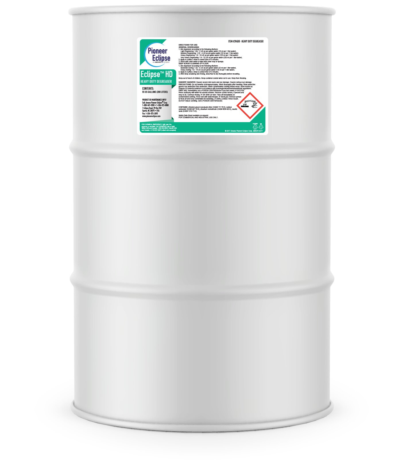 (image for) Eclipse Heavy Duty Degreaser, 55 gal drum