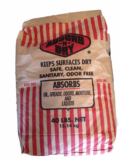 Quick Dry Absorbent Granular Clay, 40lb bag