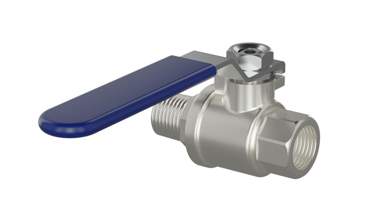 (image for) Lafferty Ball Valve, SS, 3/8" FM