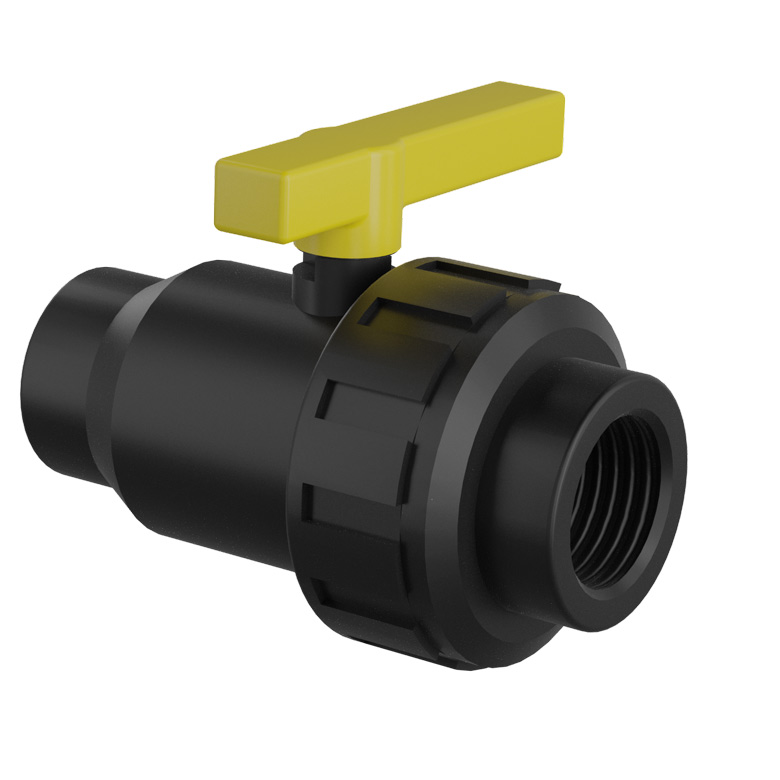 (image for) Lafferty Ball Valve, PP, 1" FF