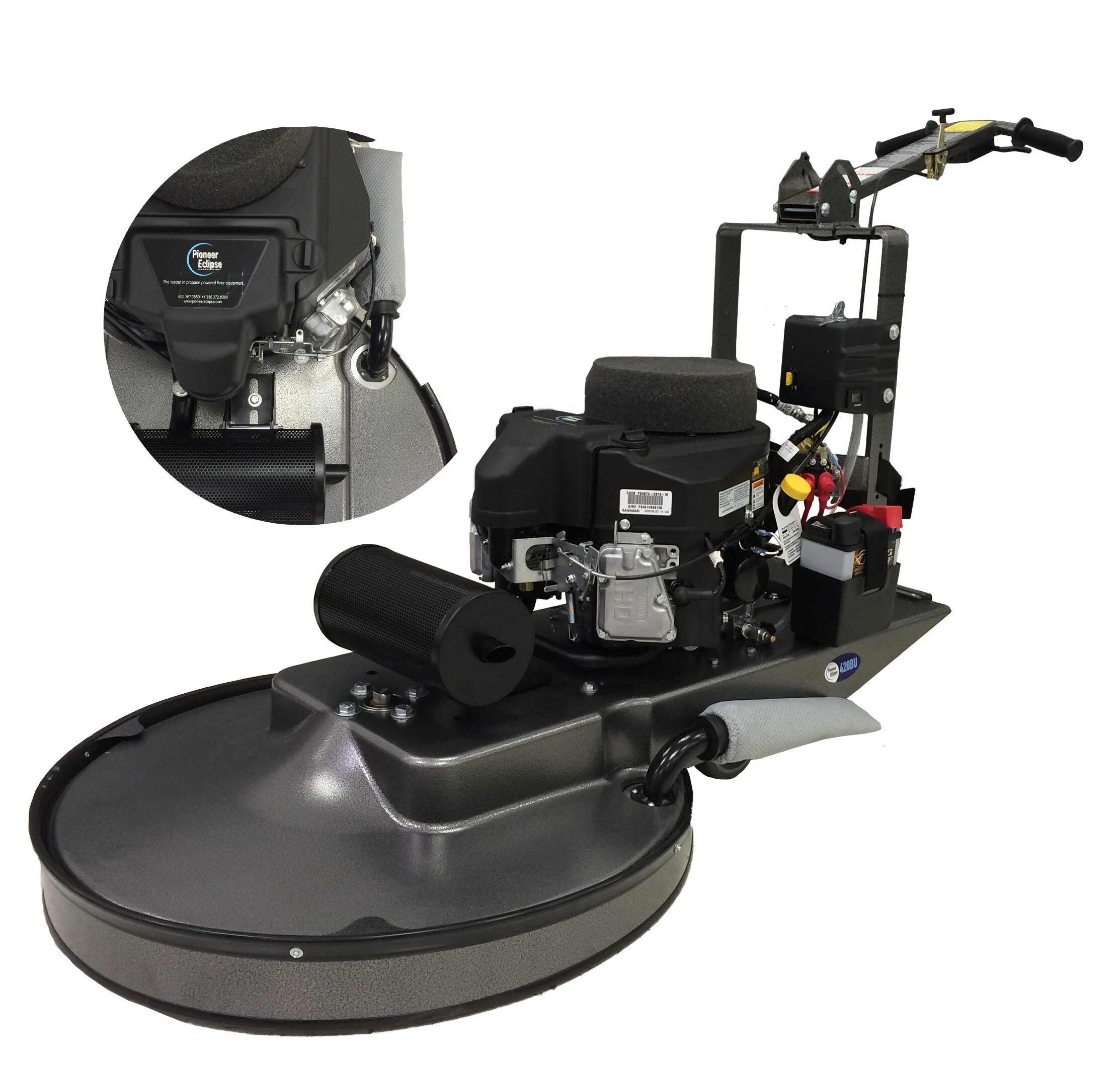 (image for) 28" 420 Series Propane Burnisher - Dust Control, Emissions Monitor