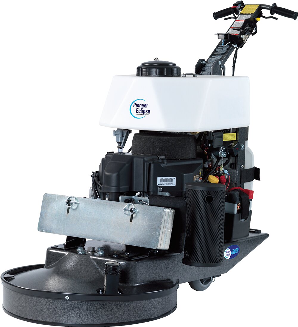 (image for) 21" Heavy-Duty Propane Grinder-Polisher - Clutch, Emissions Monitor, Weight Kit