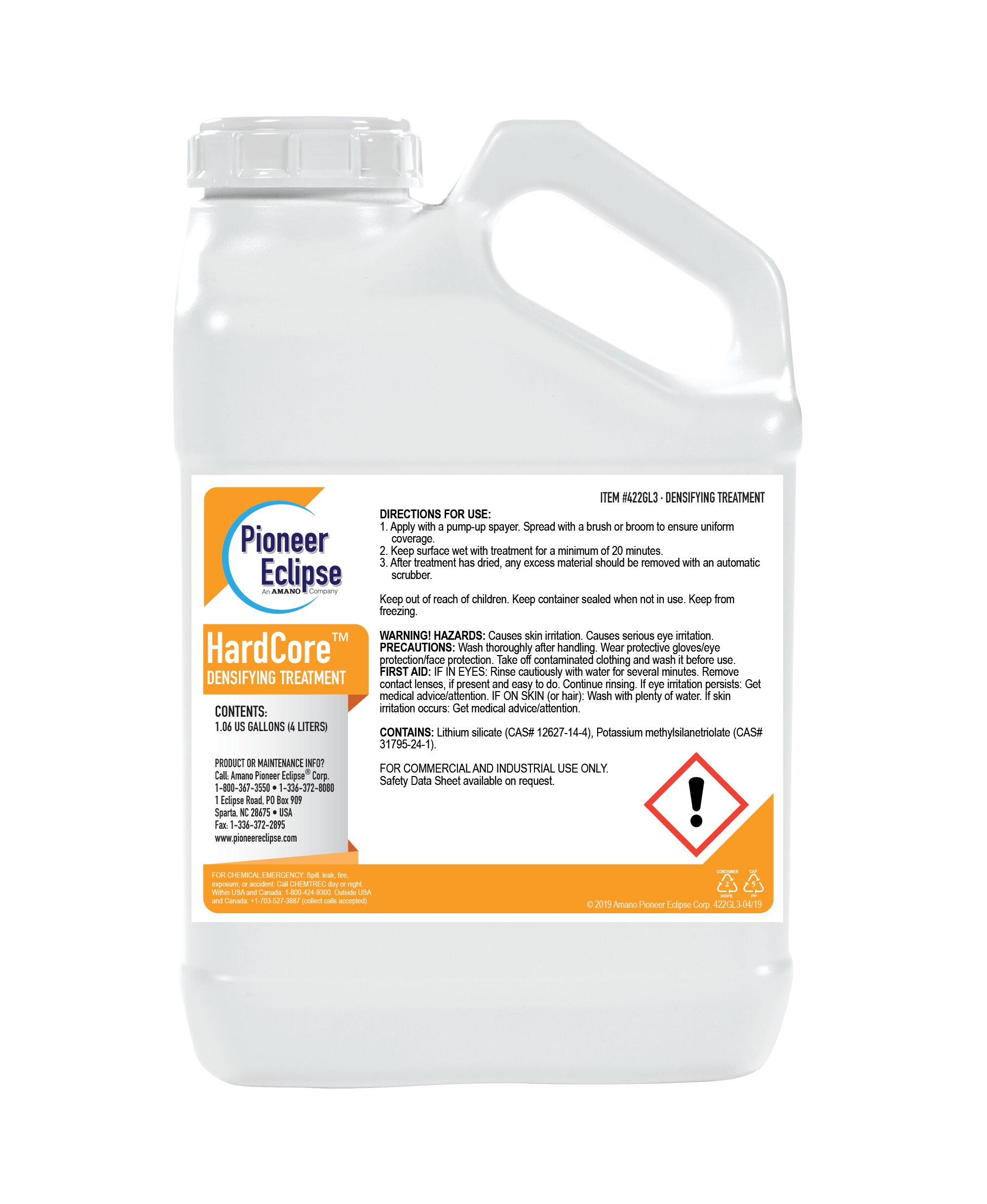 (image for) HardCore Densifying Treatment, 3 gal per case
