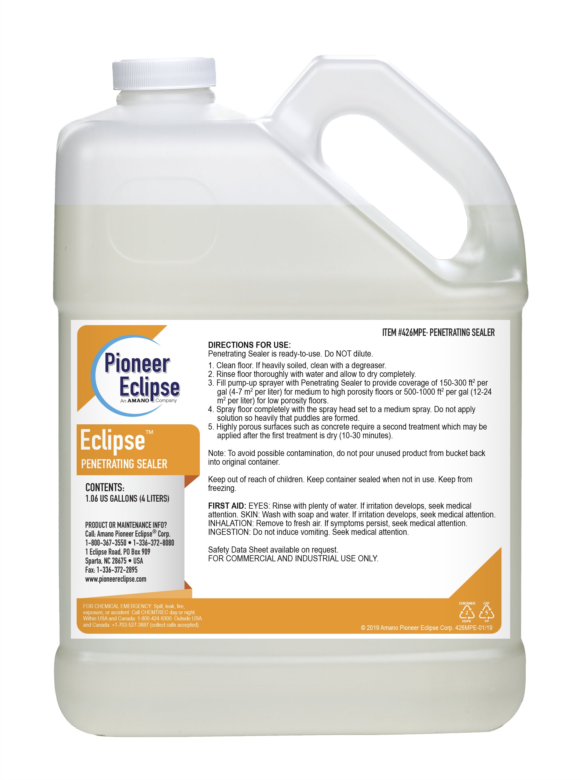 (image for) Eclipse Penetrating Sealer, 4 x 1.06 gal per case
