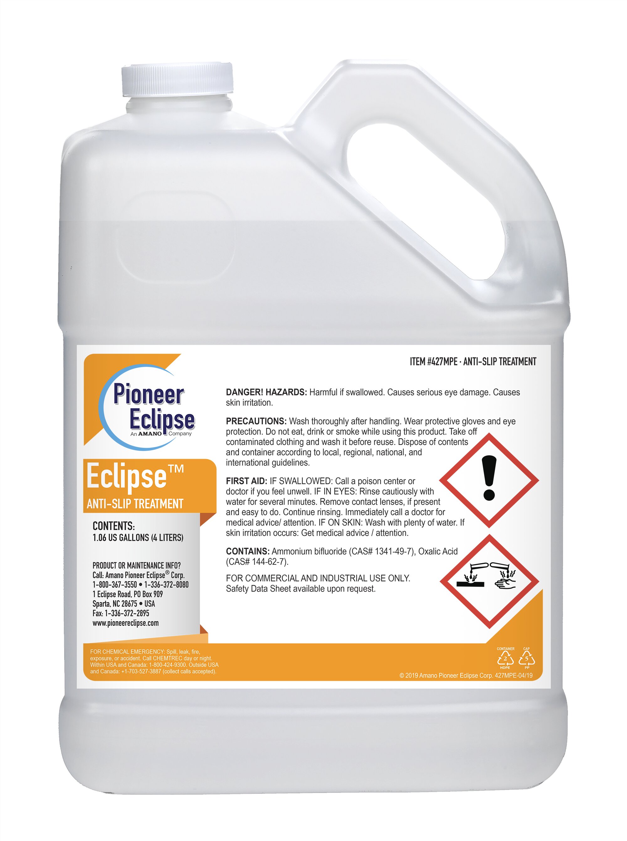(image for) Eclipse Anti-Slip Treatment, 4 x 1.06 gal per case