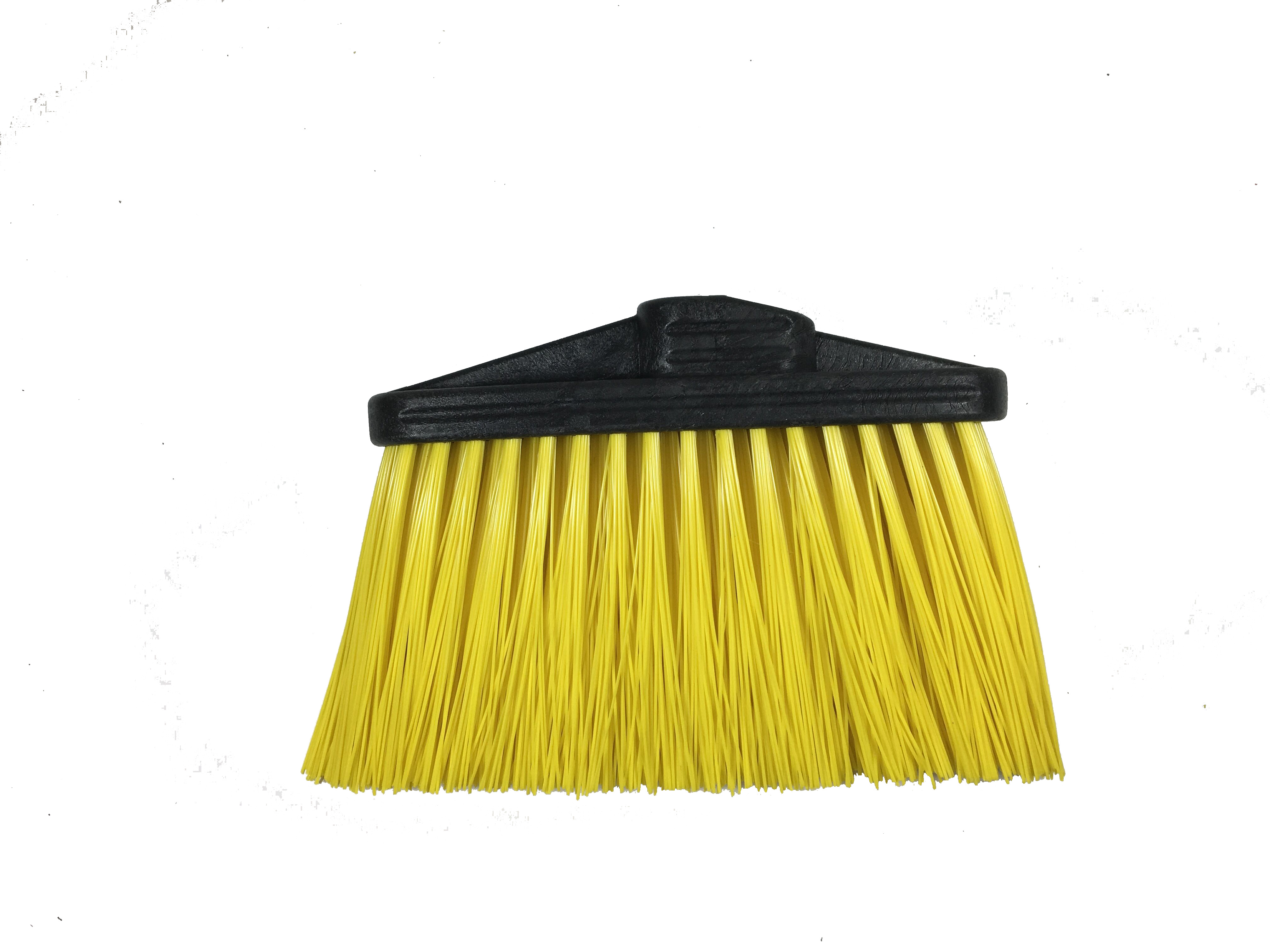 (image for) LIGHT SWEEP UPRIGHT BROOM STIFF - 5" TRIM YELLOW - HEAD ONLY, CASE OF 12