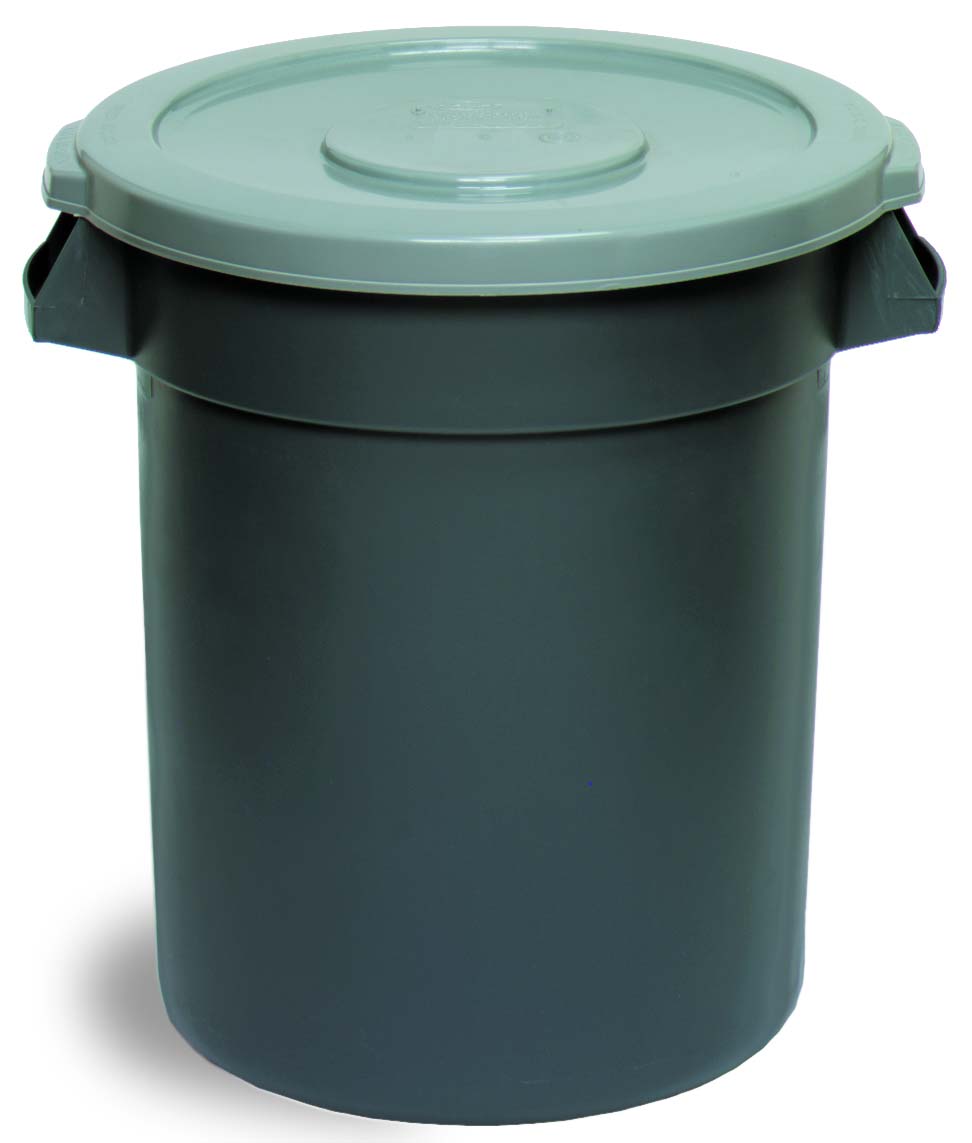 44 Gallon Round Trash Can Container, case of 6 Commercial [CON 4444