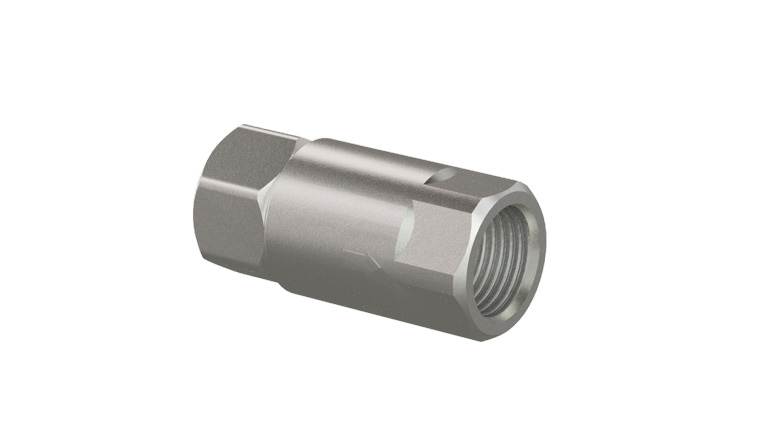 (image for) Lafferty Check Valve, SS, 1/2", FF, Teflon