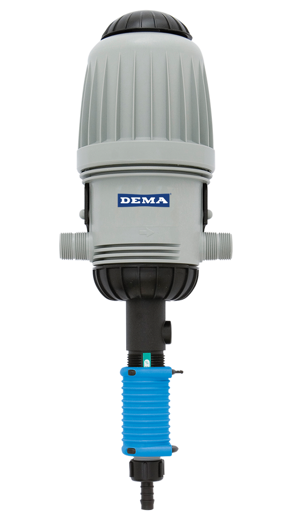 (image for) DEMA Mixrite Water Driven Pump for Mildly Aggressive Liquids, 0.4% to 4% Induction, 250/1 to 25/1 Induction, With Chemical Shut-