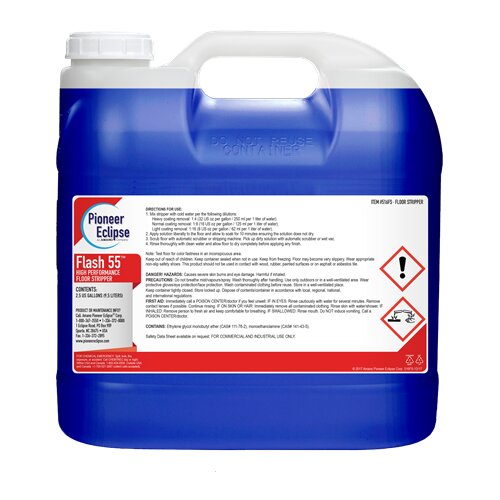 (image for) Flash 55 Low-foaming Floor Stripper, 2 x 2.5 gal per case