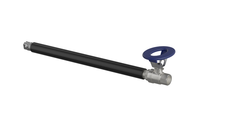 (image for) Lafferty Wand Assembly With 1/2" SS Ball Valve & 40150 Nozzle
