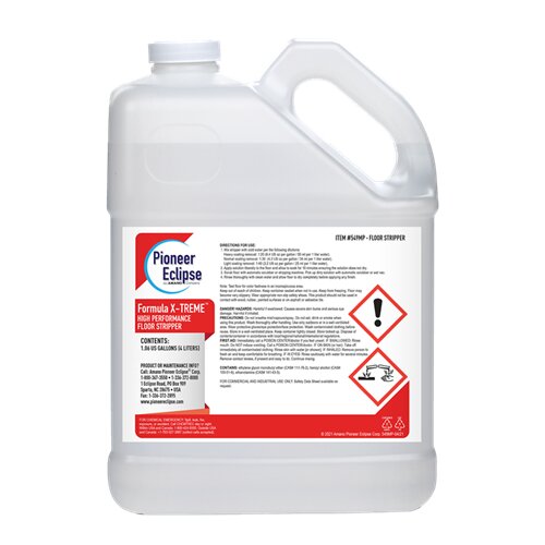 (image for) Formula X-TREME Low-Foaming Floor Stripper, 4 x 1.06 gal per case