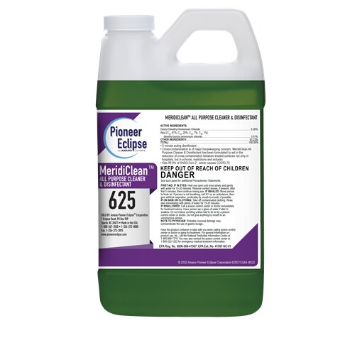 (image for) MeridiClean All Purpose Cleaner & Disinfectant, 4 x .53 gal per case