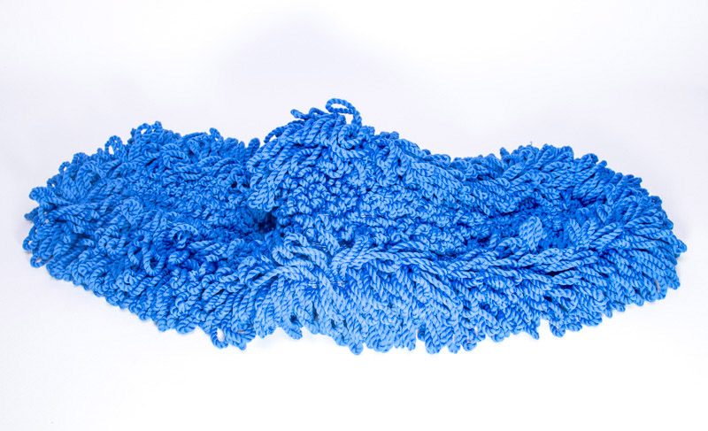 (image for) 26" Blue Microfiber Slot Pocket Dust Mop Heads, case of 50