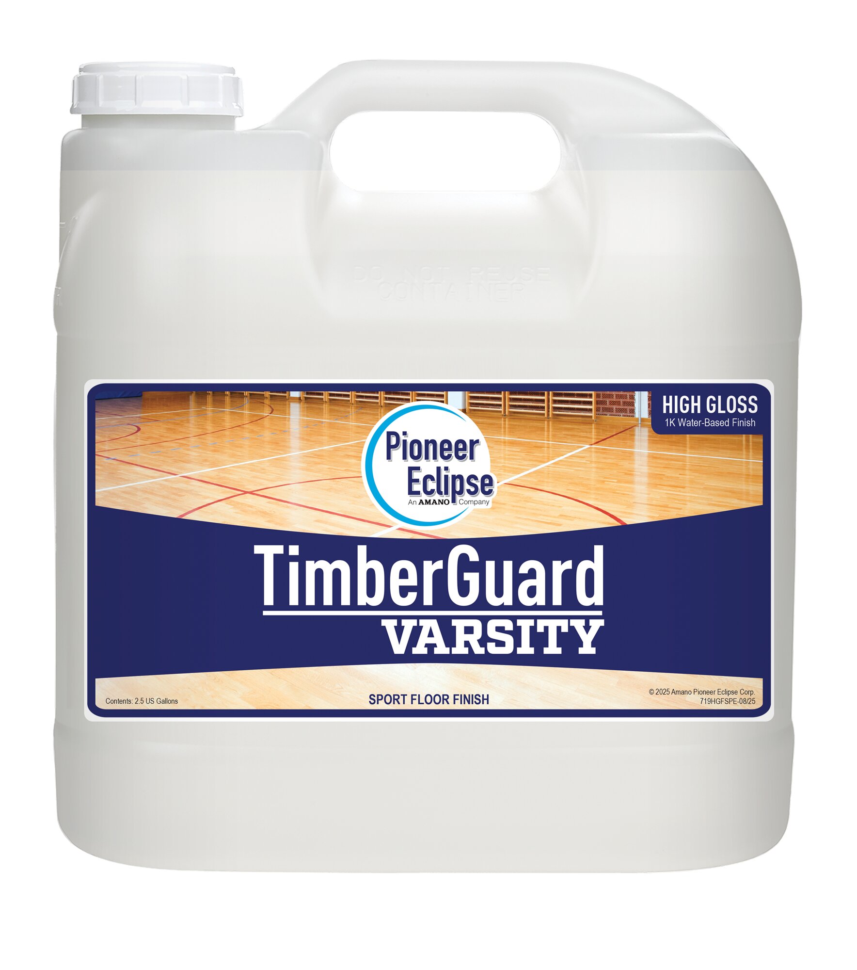 TimberGuard Varsity Wood Floor Coating, 2 x 2.5 gal per case (image for) TimberGuard Varsity Wood Floor Coating, 2 x 2.5 gal per case