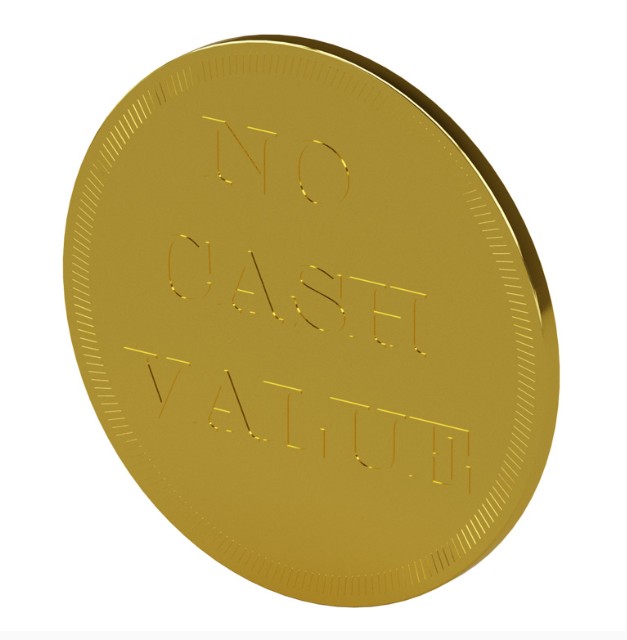 (image for) Lafferty Coin Tokens Use With Coin Accepter Control Boxes QTY:50