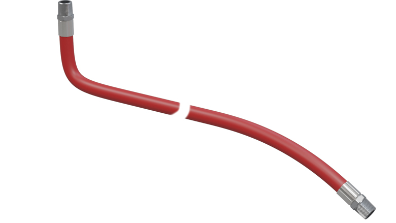 (image for) Lafferty Hose, Red, 1/2" x 50', 1/2" MPT (Both Ends)