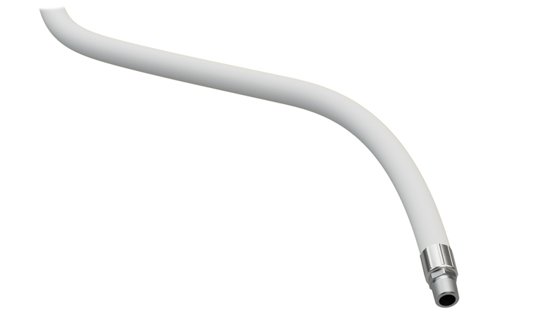 (image for) Lafferty Hose, White, 3/4" x 40', 1/2" MPT (One End)