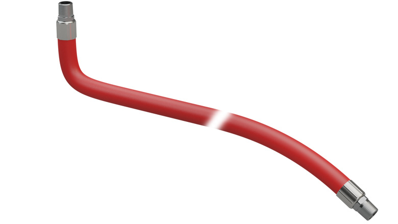 (image for) Lafferty Hose, Red, 3/4" x 50', 1/2" MPT (Both Ends)