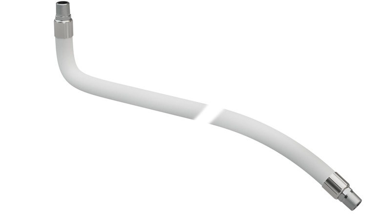 (image for) Lafferty Hose, White, 3/4" x 50', 1/2" MPT (Both Ends)