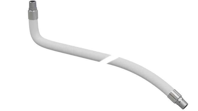 (image for) Lafferty Hose, White, 3/4" x 75', 1/2" MPT (Both Ends)