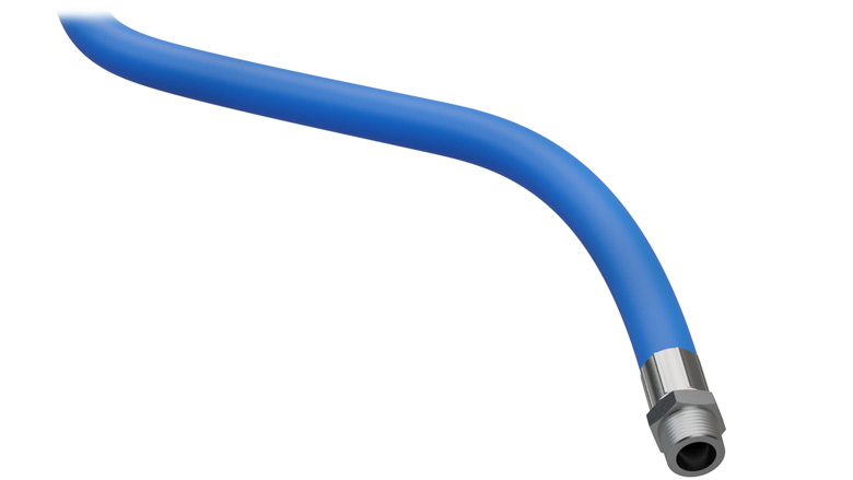 (image for) Lafferty Hose, Blue, 1" x 50', 1" MPT (One End)