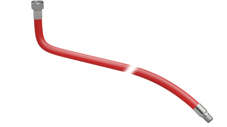 (image for) Lafferty Hose, Red, 1/2" x 50', FGH x 3/8" MPT