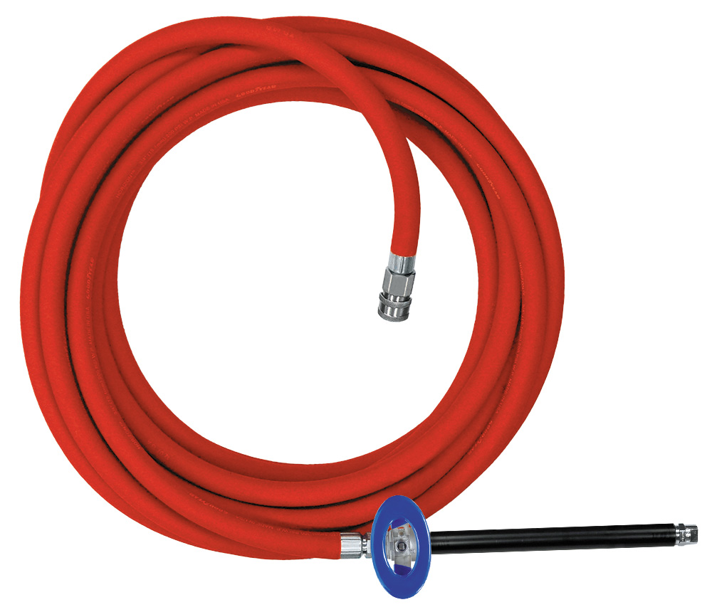 (image for) Lafferty Hose Kit, Red, 3/4" x 50', W/ QD, PP Wand, SS Ball Valve & 50250 Nozzle