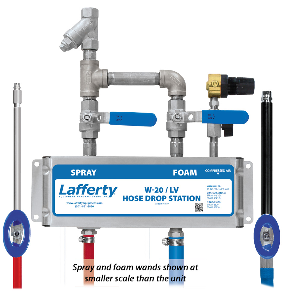 (image for) Lafferty W-20 Spray / LV Foam Hose Drop Station