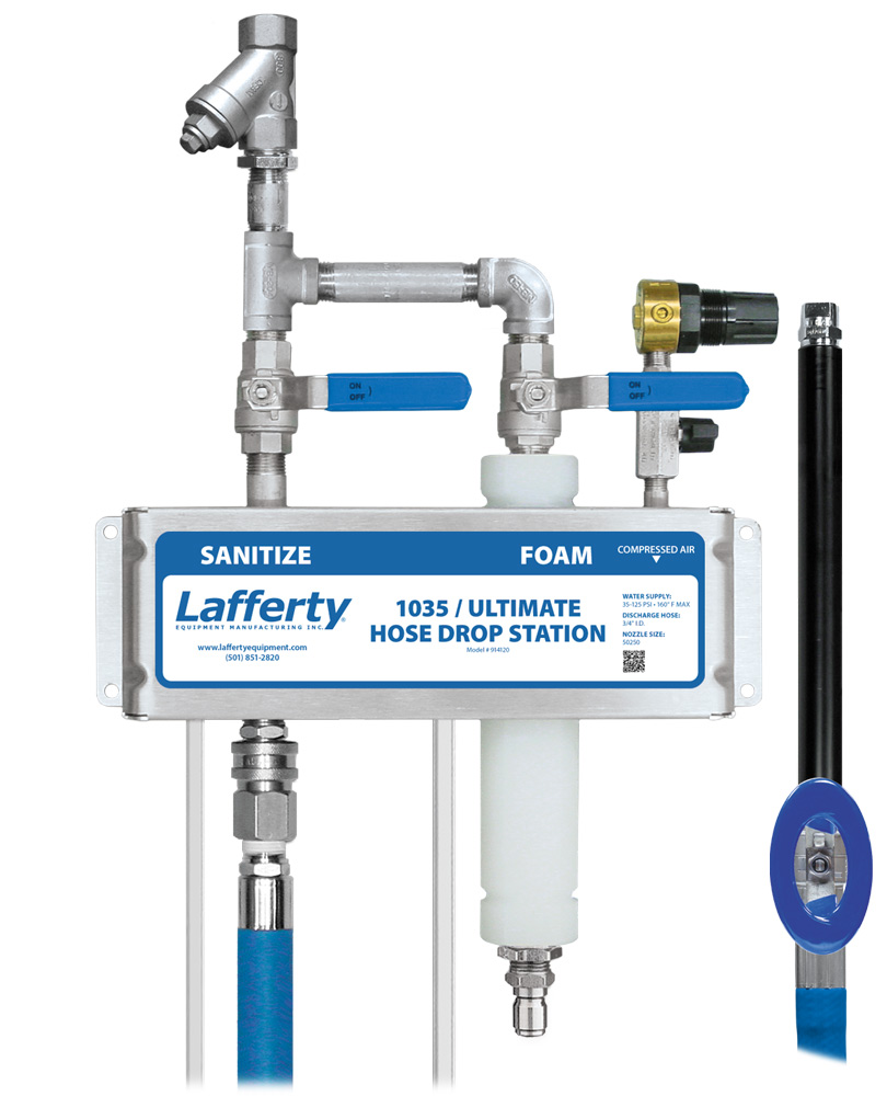 (image for) Lafferty 1035 Sanitize / Ultimate Foam Hose Drop Station