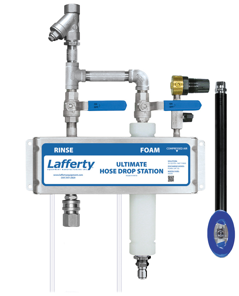 (image for) Lafferty 1035 Sanitize / Ultimate Foam Hose Drop Station (NO HOSE)
