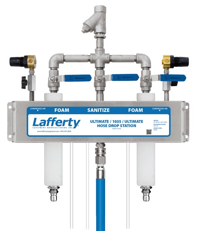 (image for) Lafferty Ultimate / 1035 Sanitize / Ultimate Foam Hose Drop Station